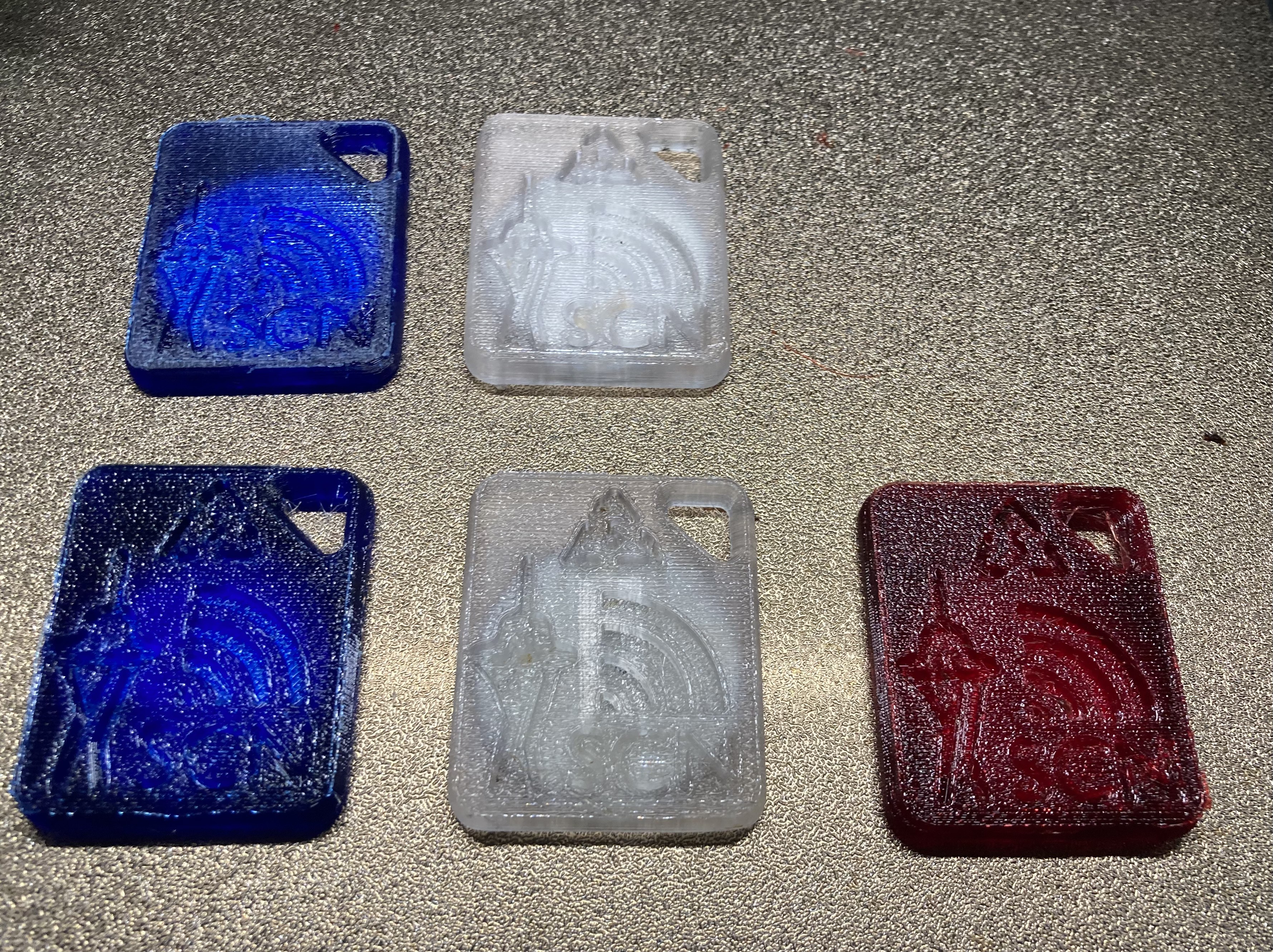 Side-by-side color comparison.